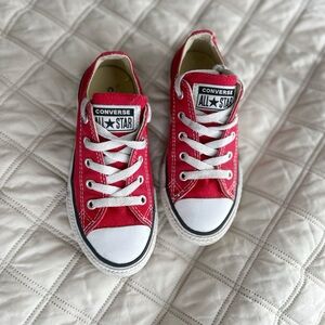 Kids Converse Red Sneaker 12